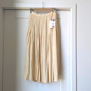 NWT UNIQLO Maxi Skirt white cream INES DE LA FRESSANGE PARIS